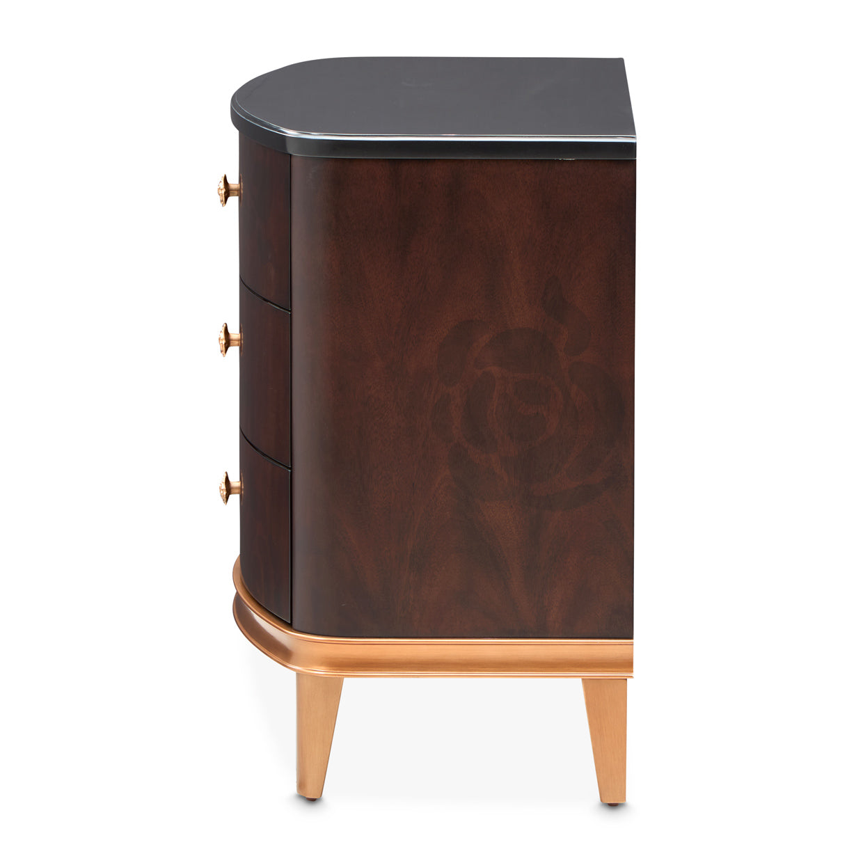 Camellia Field Nightstand - Warm Pecan