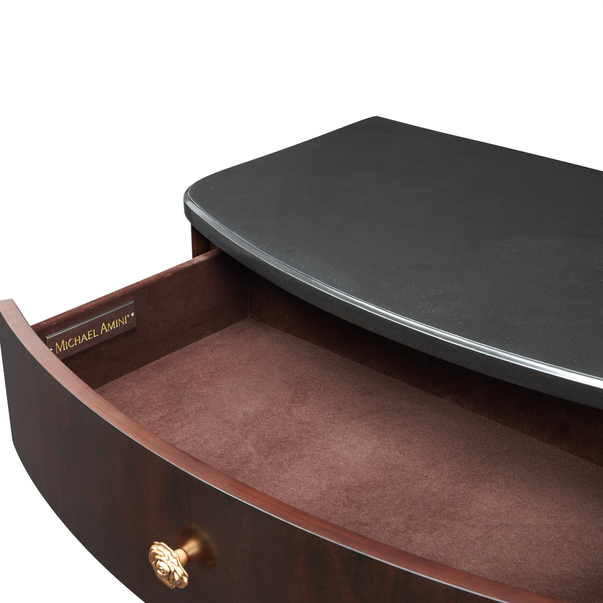 Camellia Field Nightstand - Warm Pecan