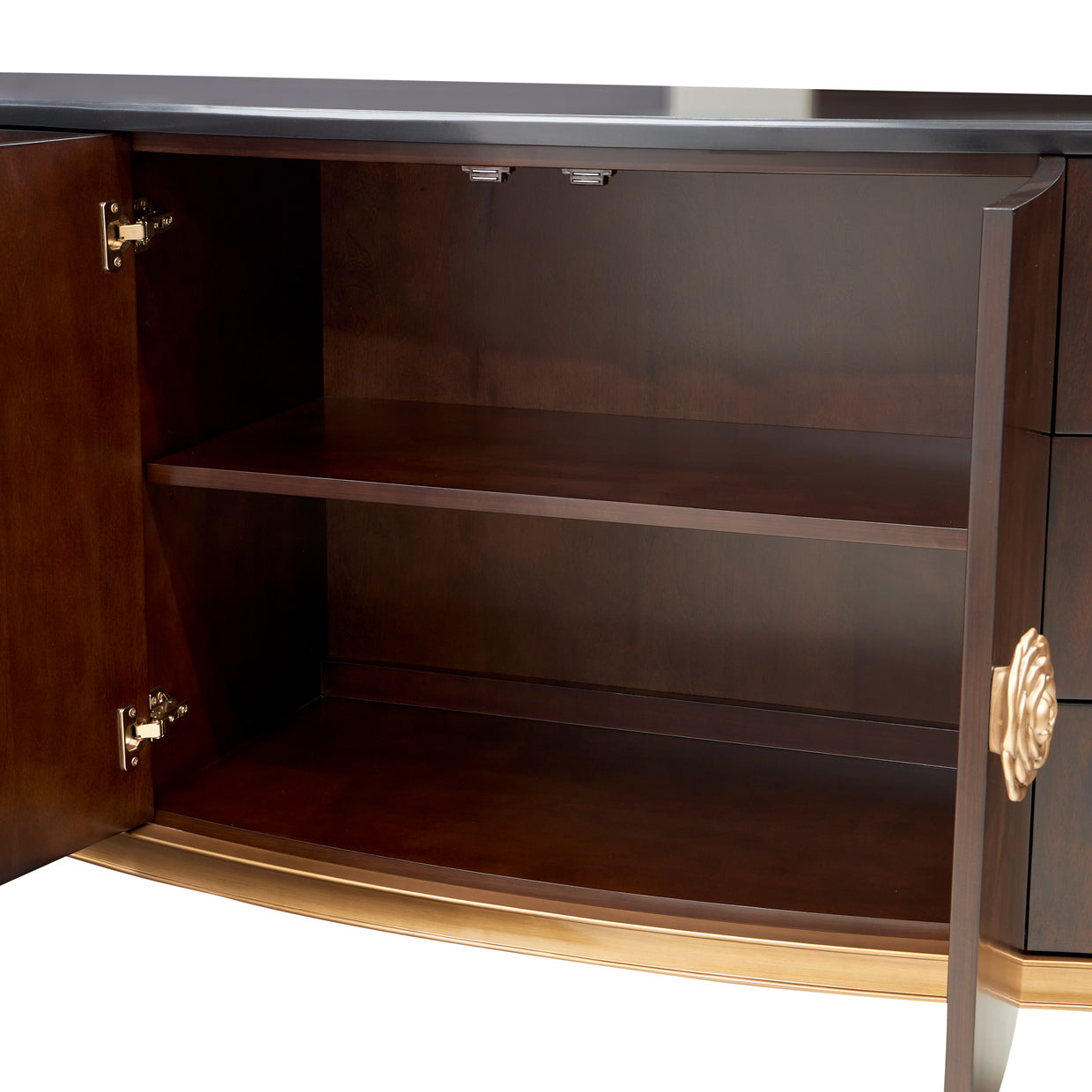 Camellia Field Dresser with Mirror - Warm Pecan
