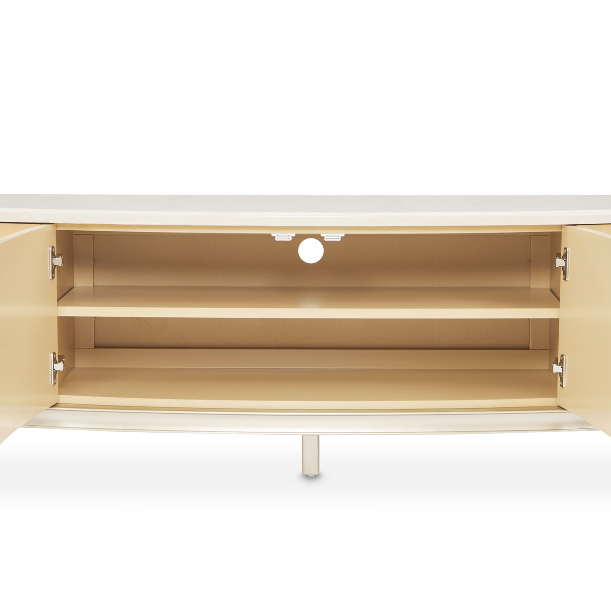Camellia Field Media Cabinet - Caramel