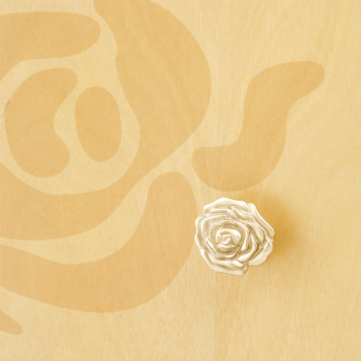 Camellia Field Media Cabinet - Caramel