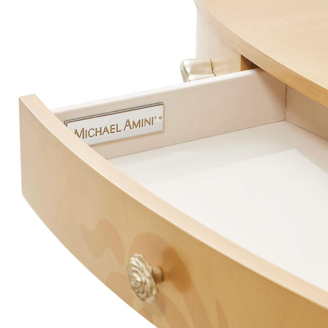 Camellia Field Oval Cocktail Table - Caramel