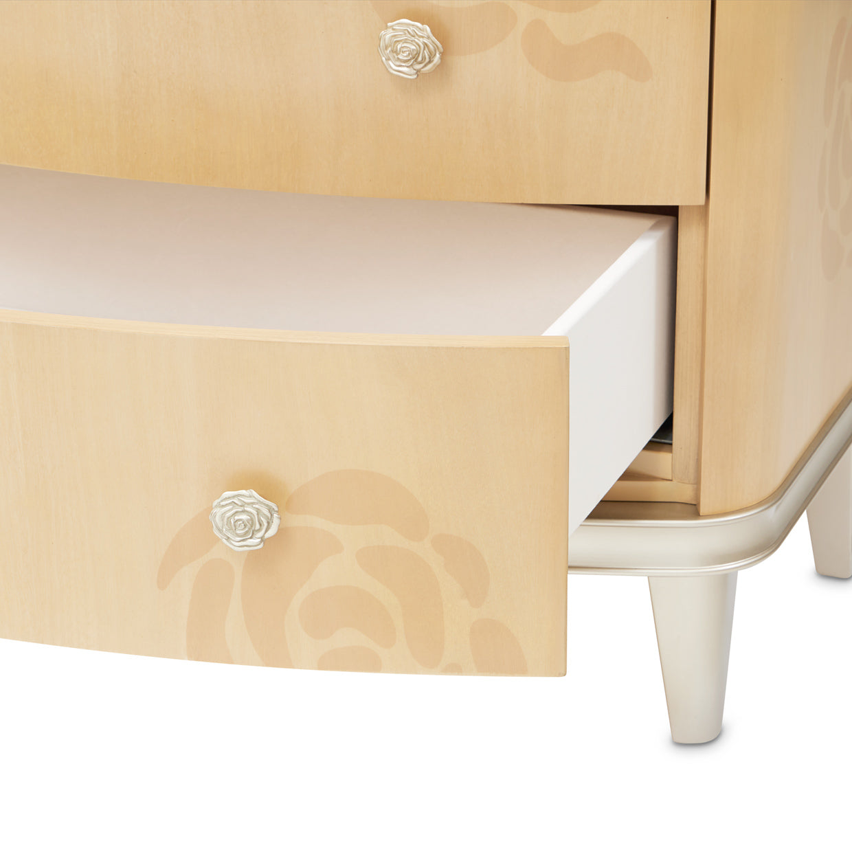 Camellia Field Display Cabinet - Caramel