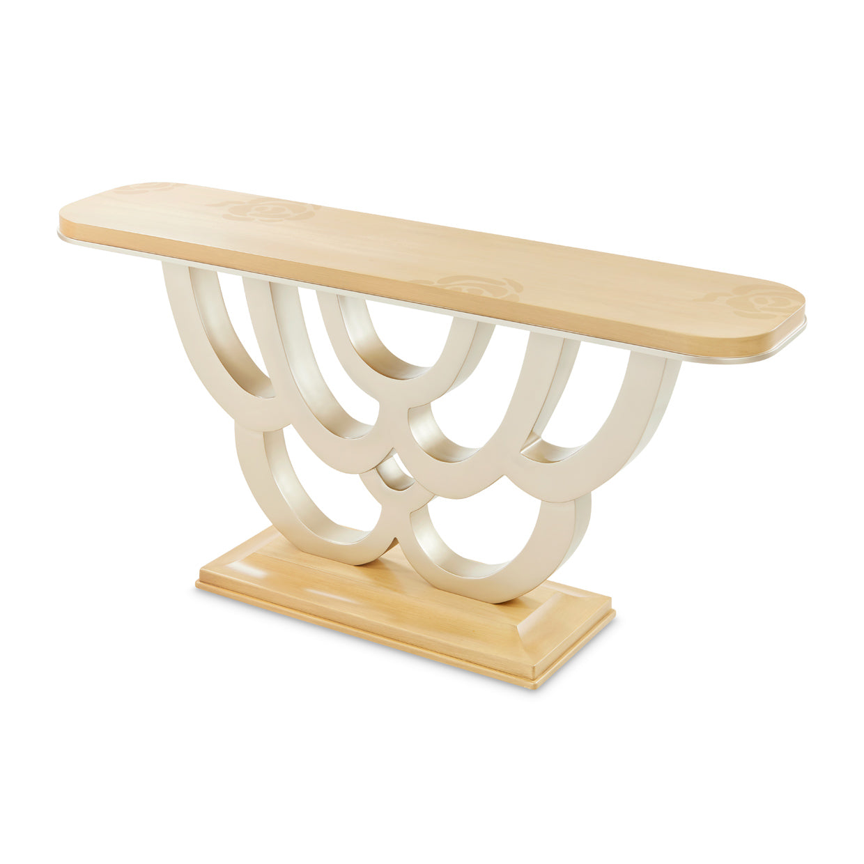 Camellia Field Console Table - Caramel