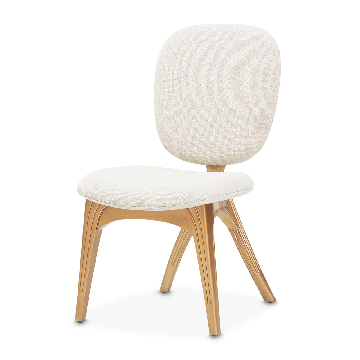 Camellia Field Vanity Chair - Linen/Gold