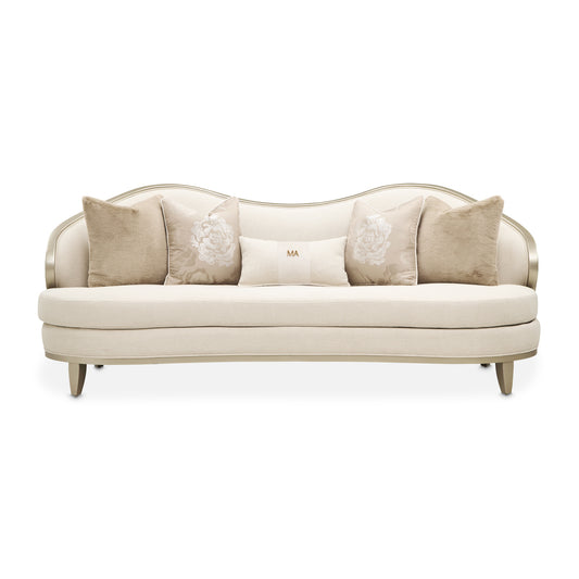 Camellia Field Sofa - Cornsilk/Champagne Gold