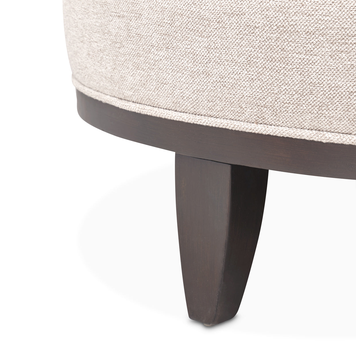 Camellia Field Chenille Sofa - Linen/Warm Pecan