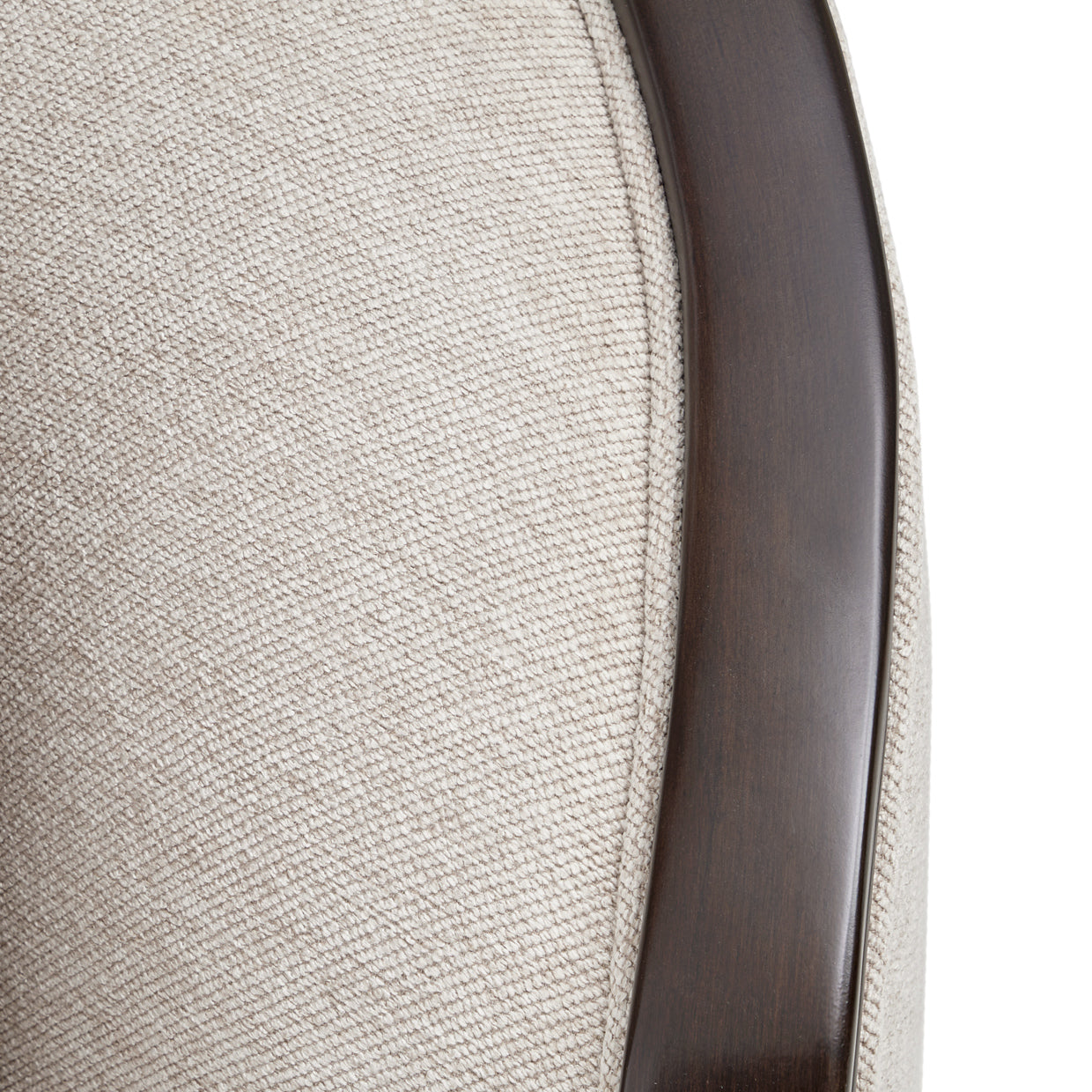 Camellia Field Chenille Sofa - Linen/Warm Pecan