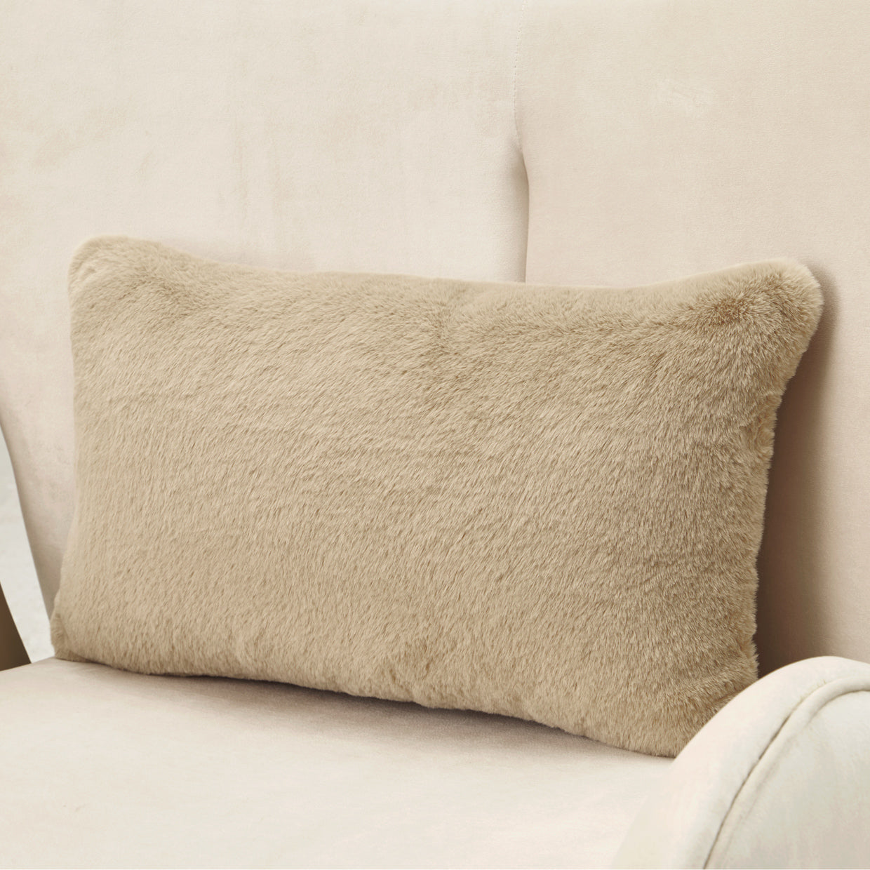 Camellia Field Accent Chair - Ivory/Champagne Gold