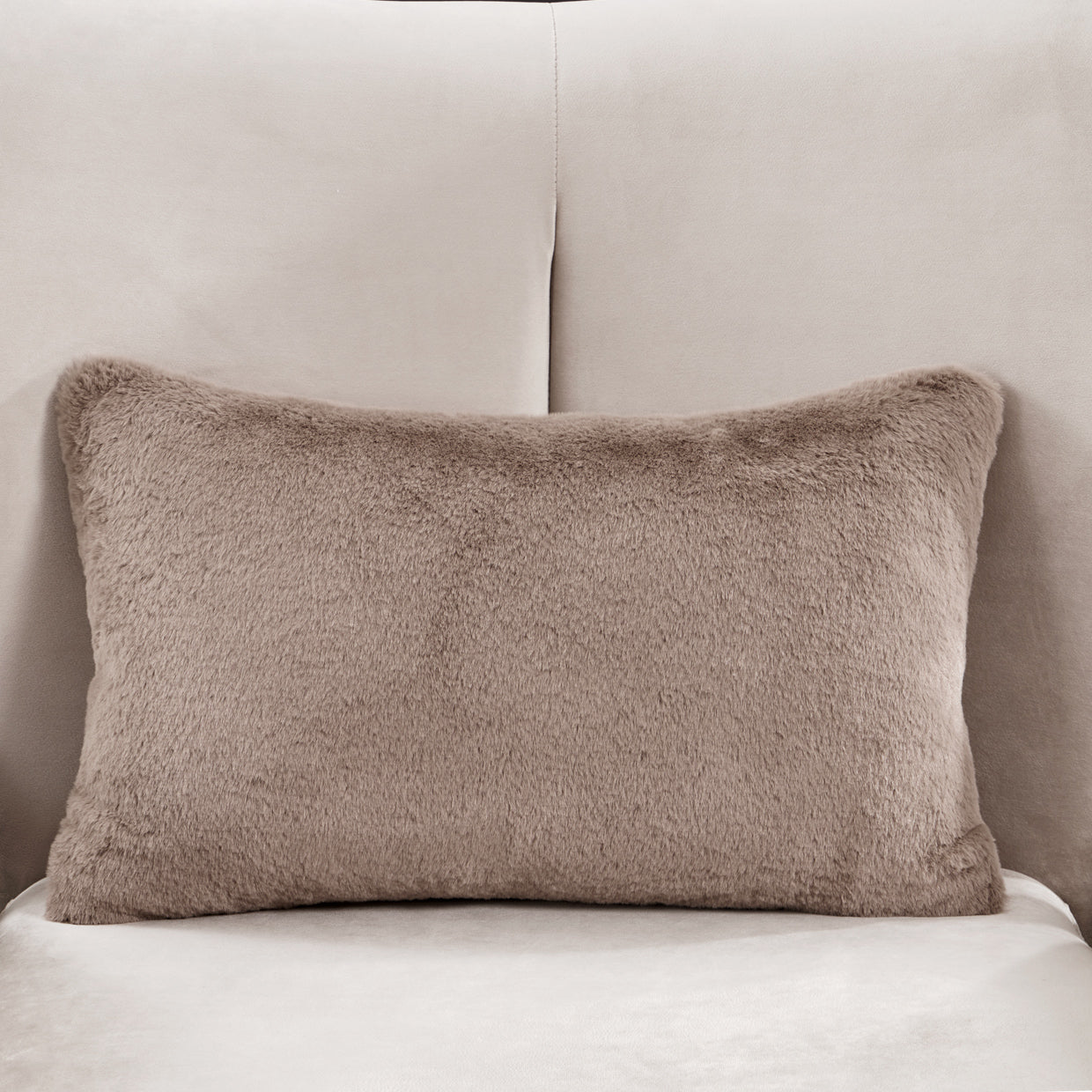 Camellia Field Velvet Accent Chair - Porcini/Warm Pecan