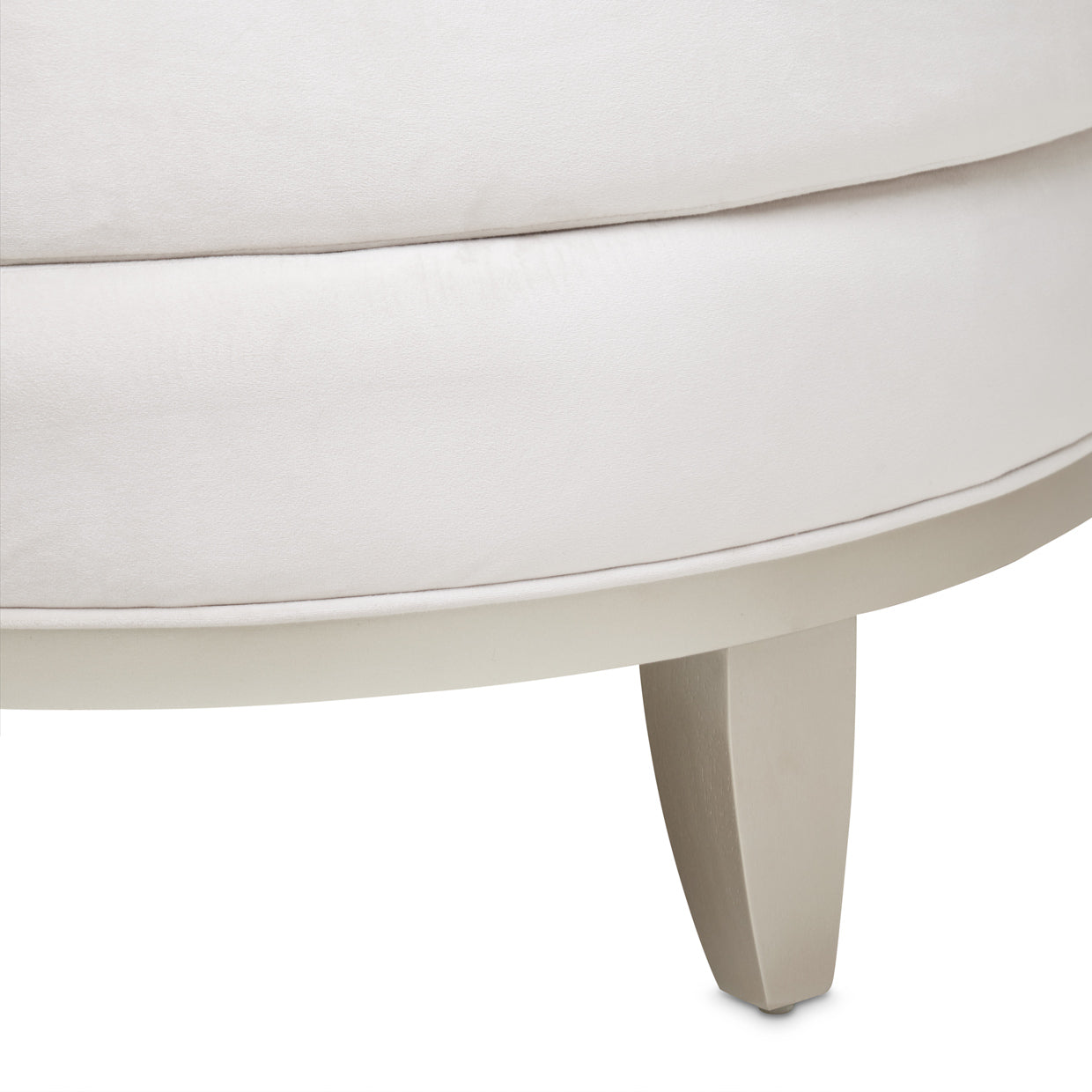 Camellia Field Velvet Matching Chair - Cornsilk/Champagne Gold