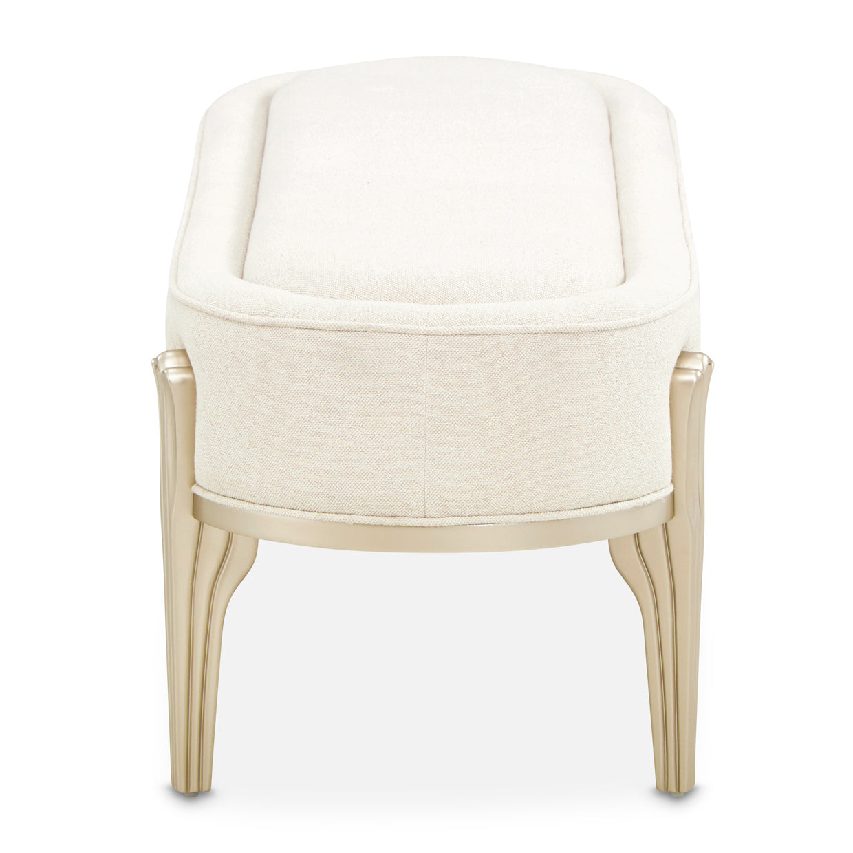 Camellia Field Bench - Cornsilk/Caramel