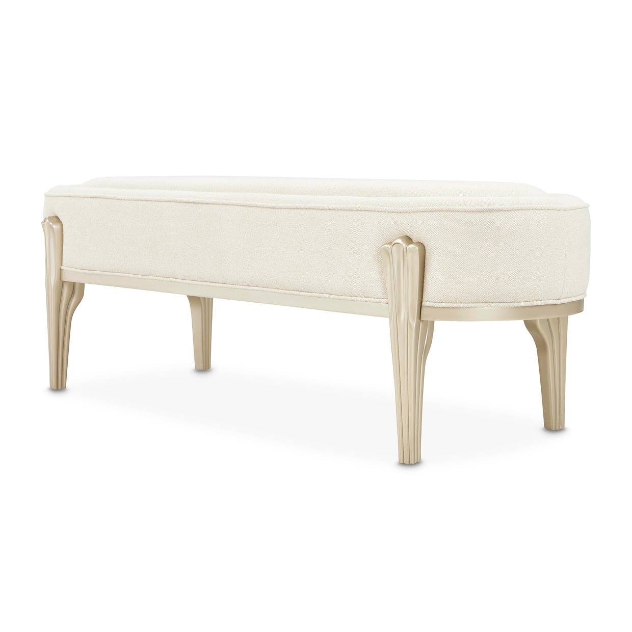 Camellia Field Bench - Cornsilk/Caramel