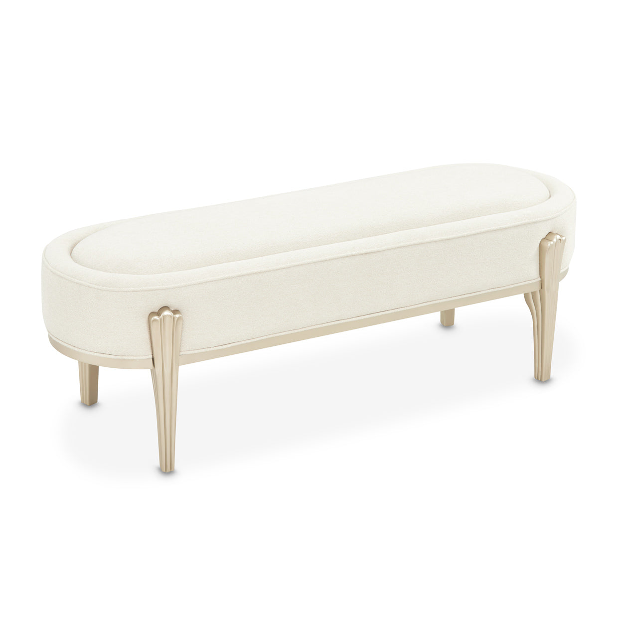 Camellia Field Bench - Cornsilk/Caramel