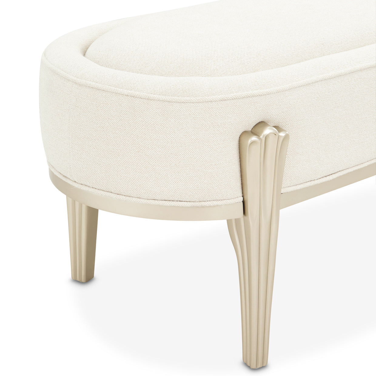 Camellia Field Bench - Cornsilk/Caramel
