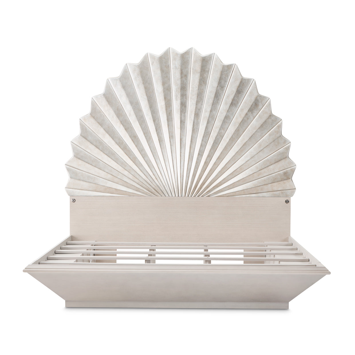 Fantosini King Fan Bed - Silver Leaf