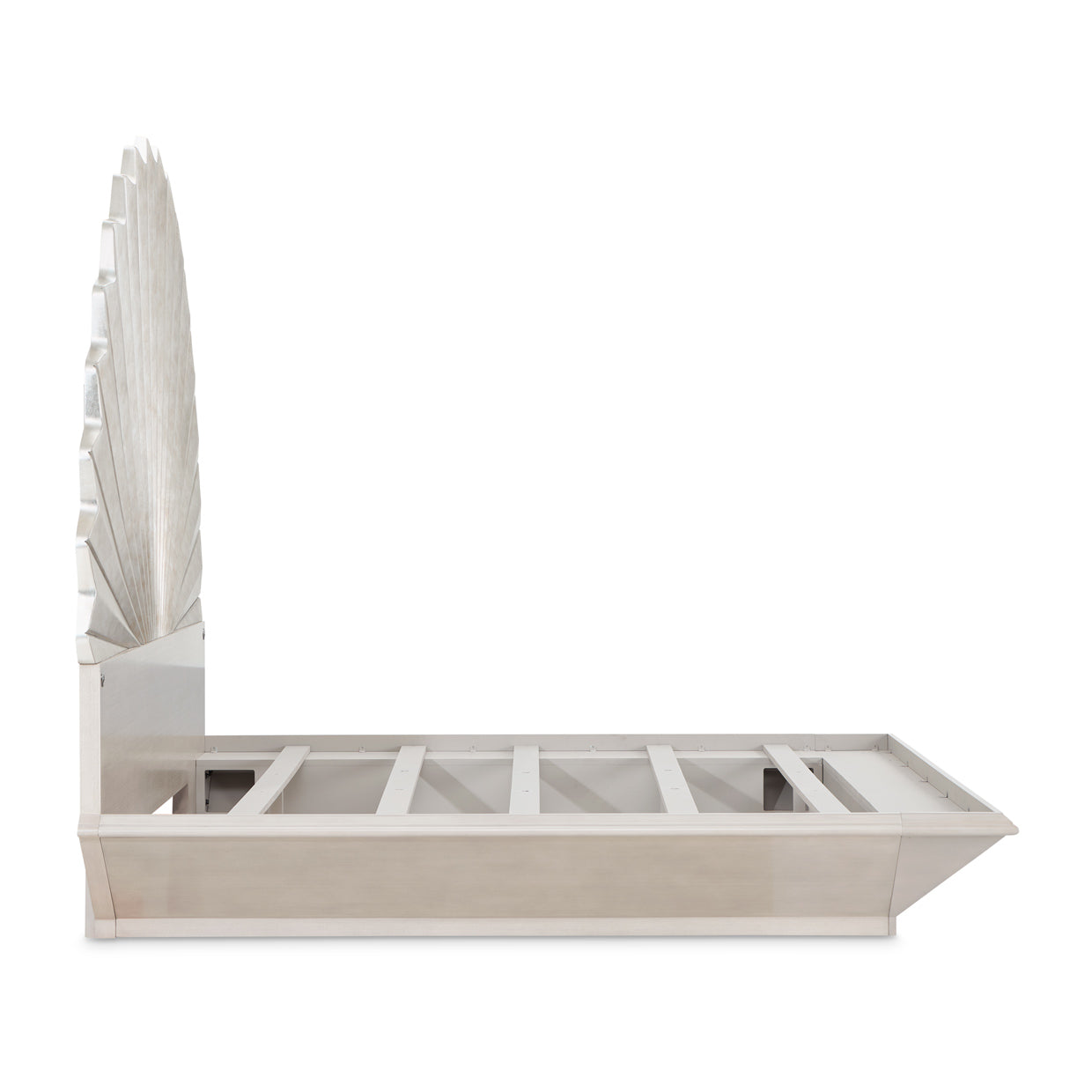 Fantosini King Fan Bed - Silver Leaf