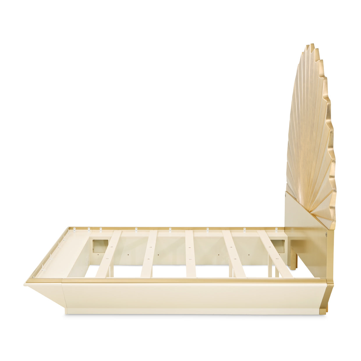 Fantosini King Fan Bed - Gold Leaf