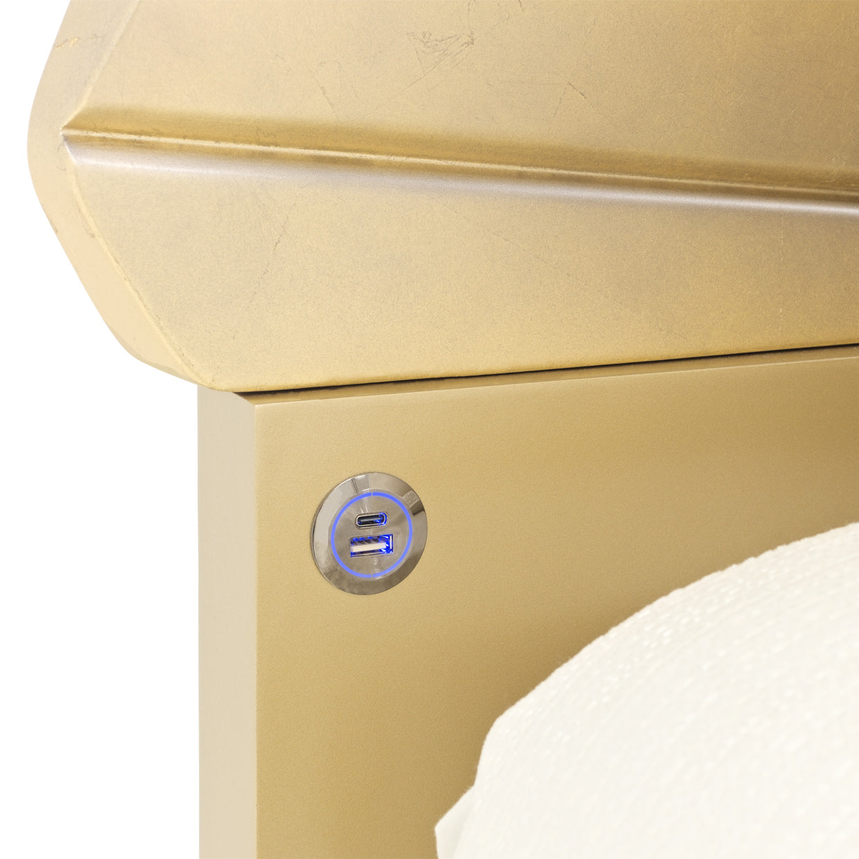 Fantosini King Fan Bed - Gold Leaf