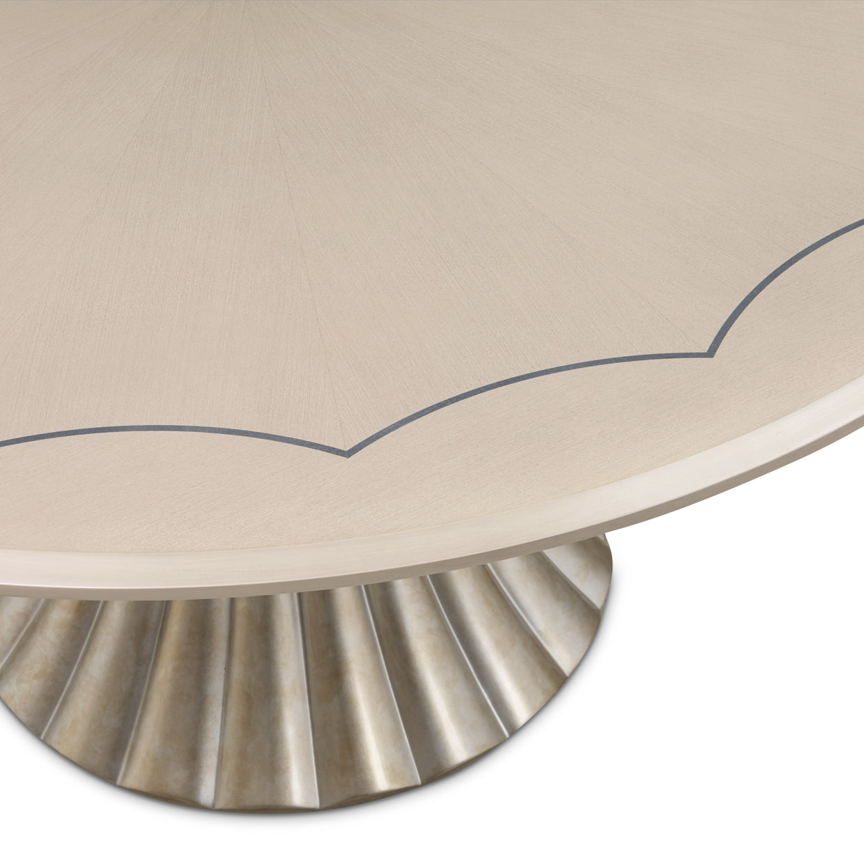 Fantosini Round Dining Table - Silver