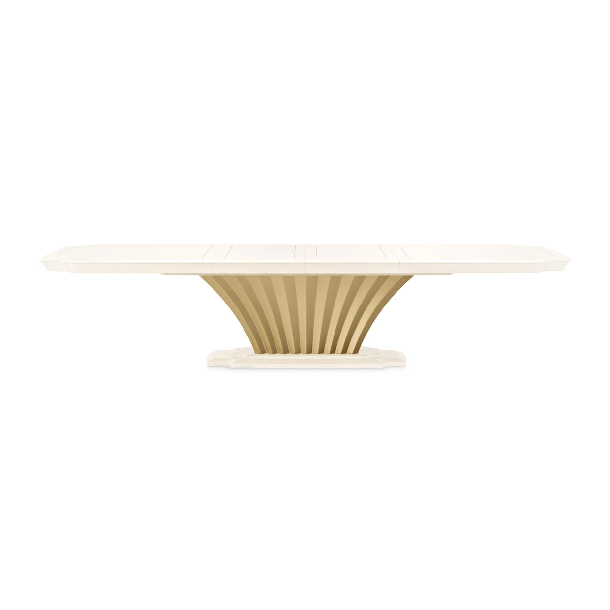 Fantosini Pedestal Dining Table - Creamy Pearl