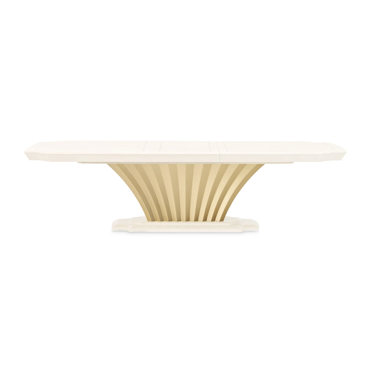 Fantosini Pedestal Dining Table - Creamy Pearl