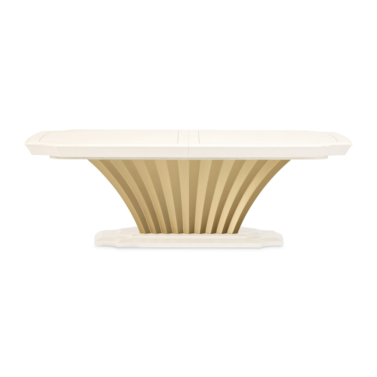 Fantosini Pedestal Dining Table - Creamy Pearl