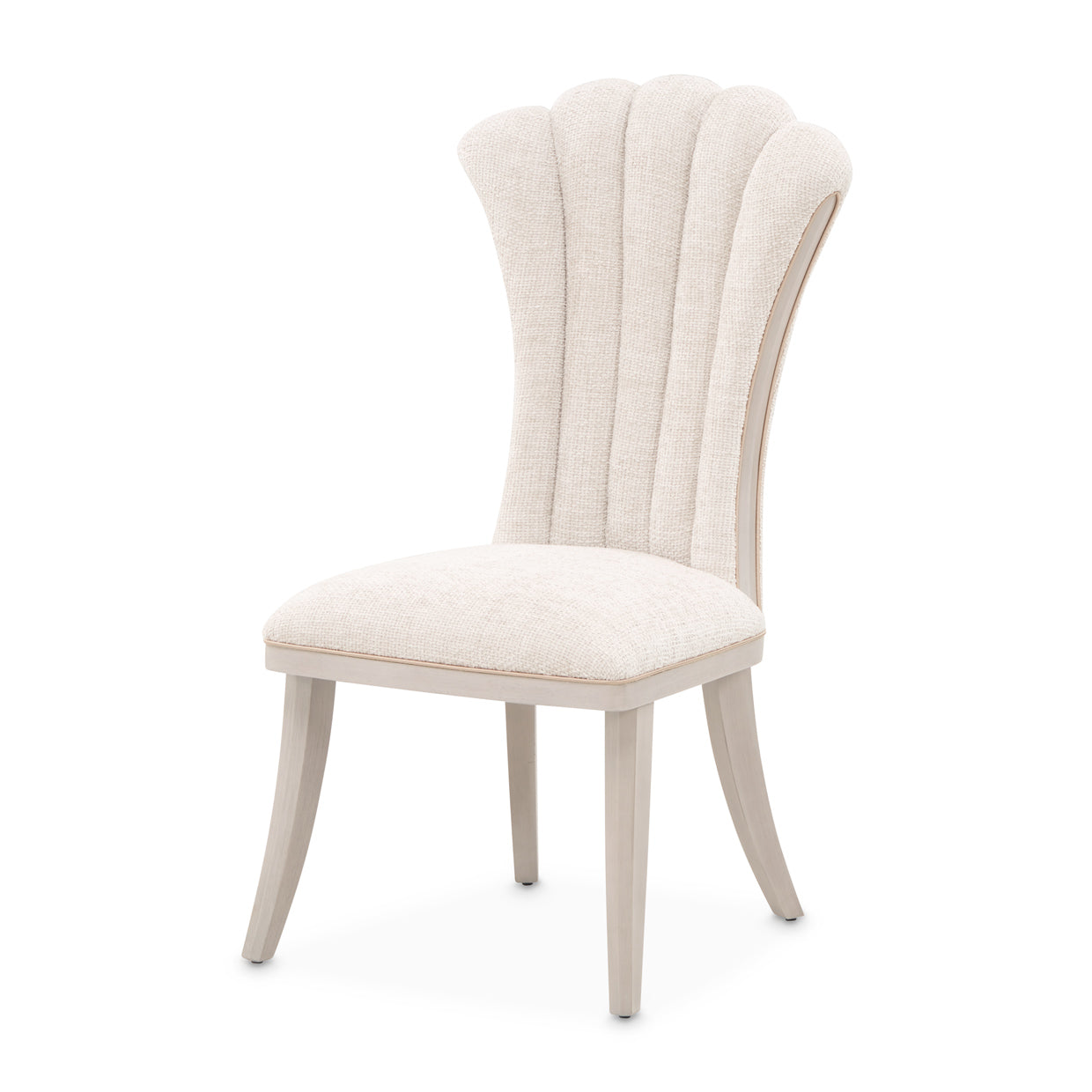 Fantosini Dining Side Chair - Cappuccino/Silver Mist