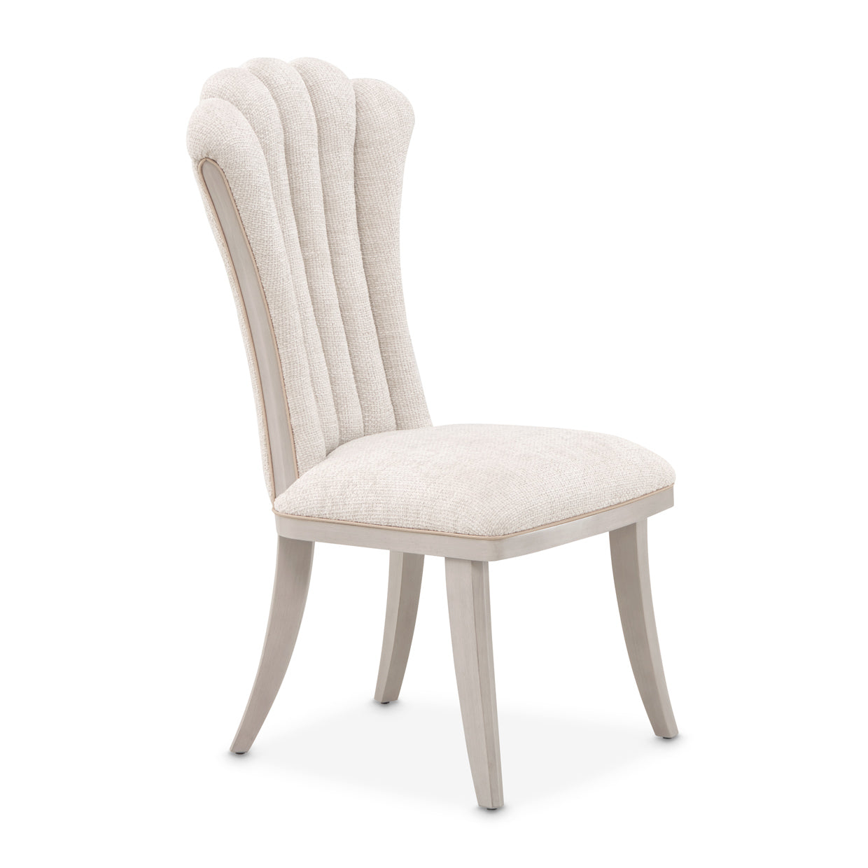 Fantosini Dining Side Chair - Cappuccino/Silver Mist