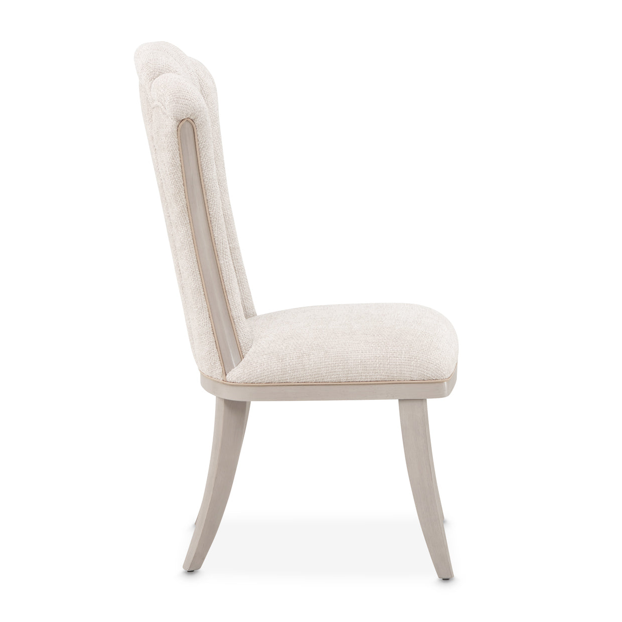 Fantosini Dining Side Chair - Cappuccino/Silver Mist