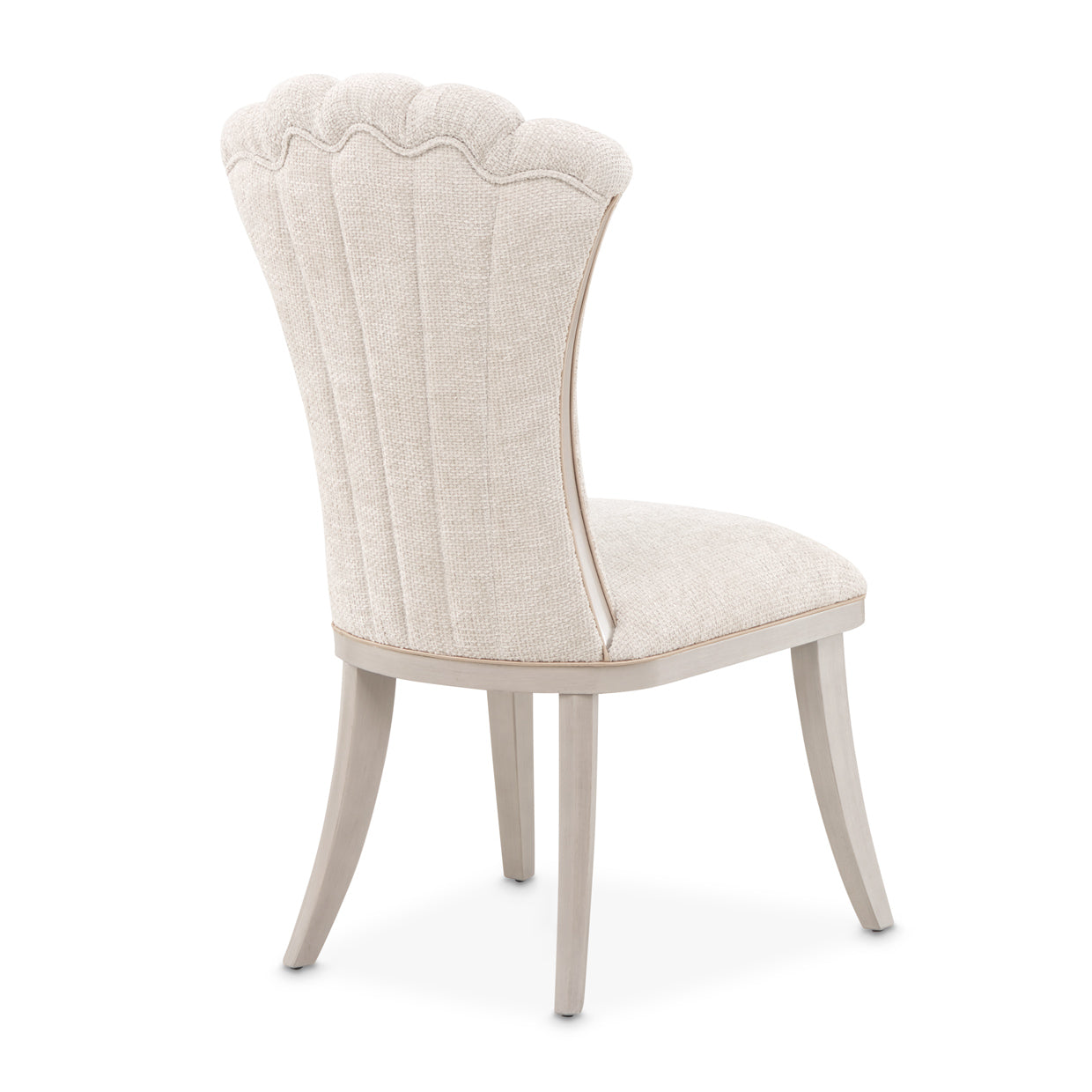 Fantosini Dining Side Chair - Cappuccino/Silver Mist
