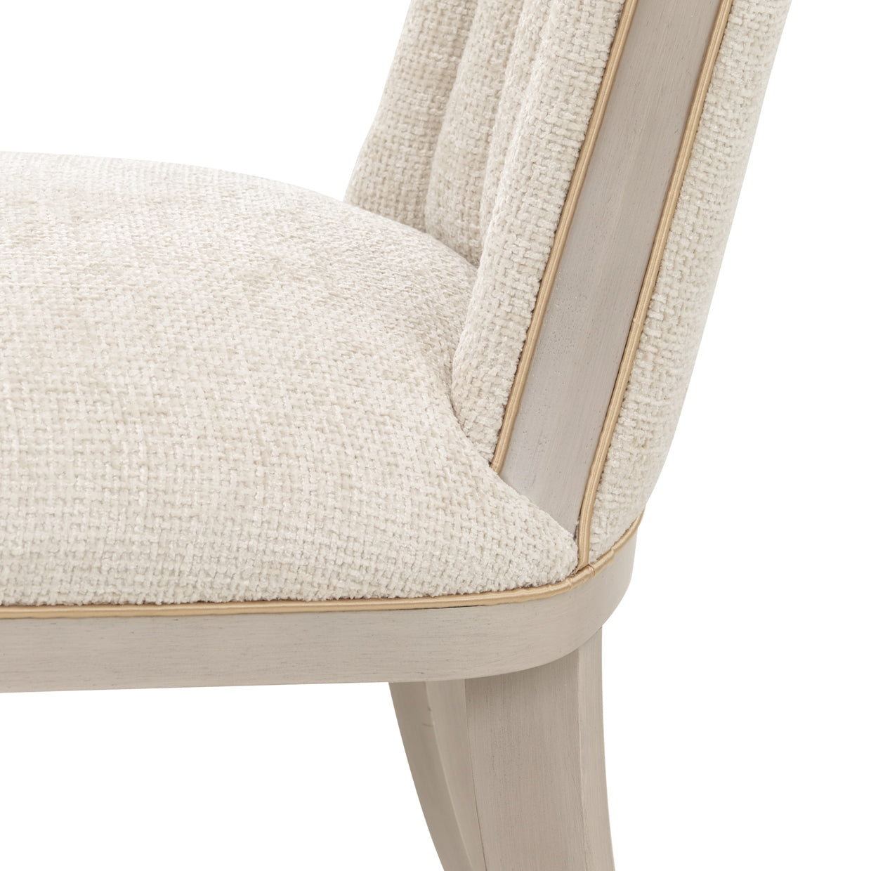 Fantosini Dining Side Chair - Cappuccino/Silver Mist