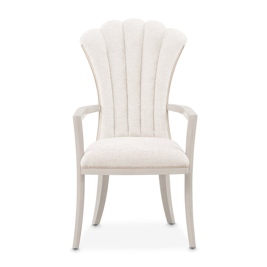 Fantosini Dining Arm Chair - Cappuccino/Silver Mist