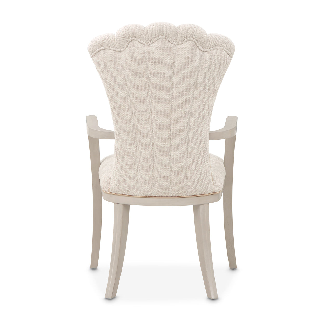 Fantosini Dining Arm Chair - Cappuccino/Silver Mist