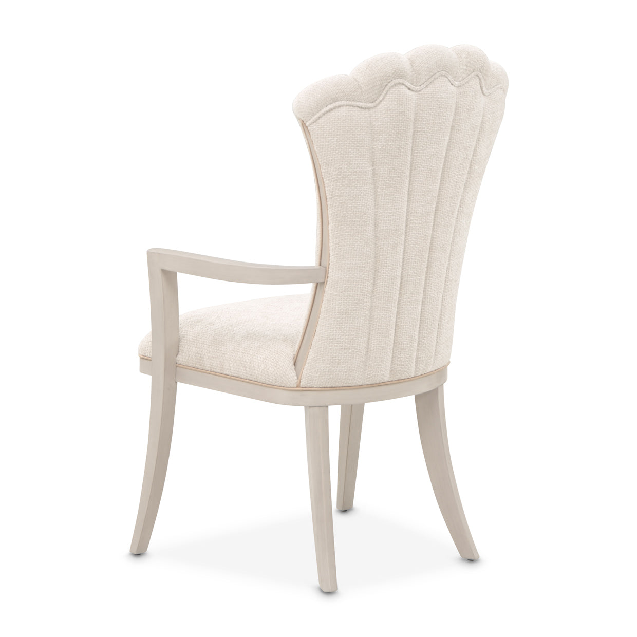 Fantosini Dining Arm Chair - Cappuccino/Silver Mist