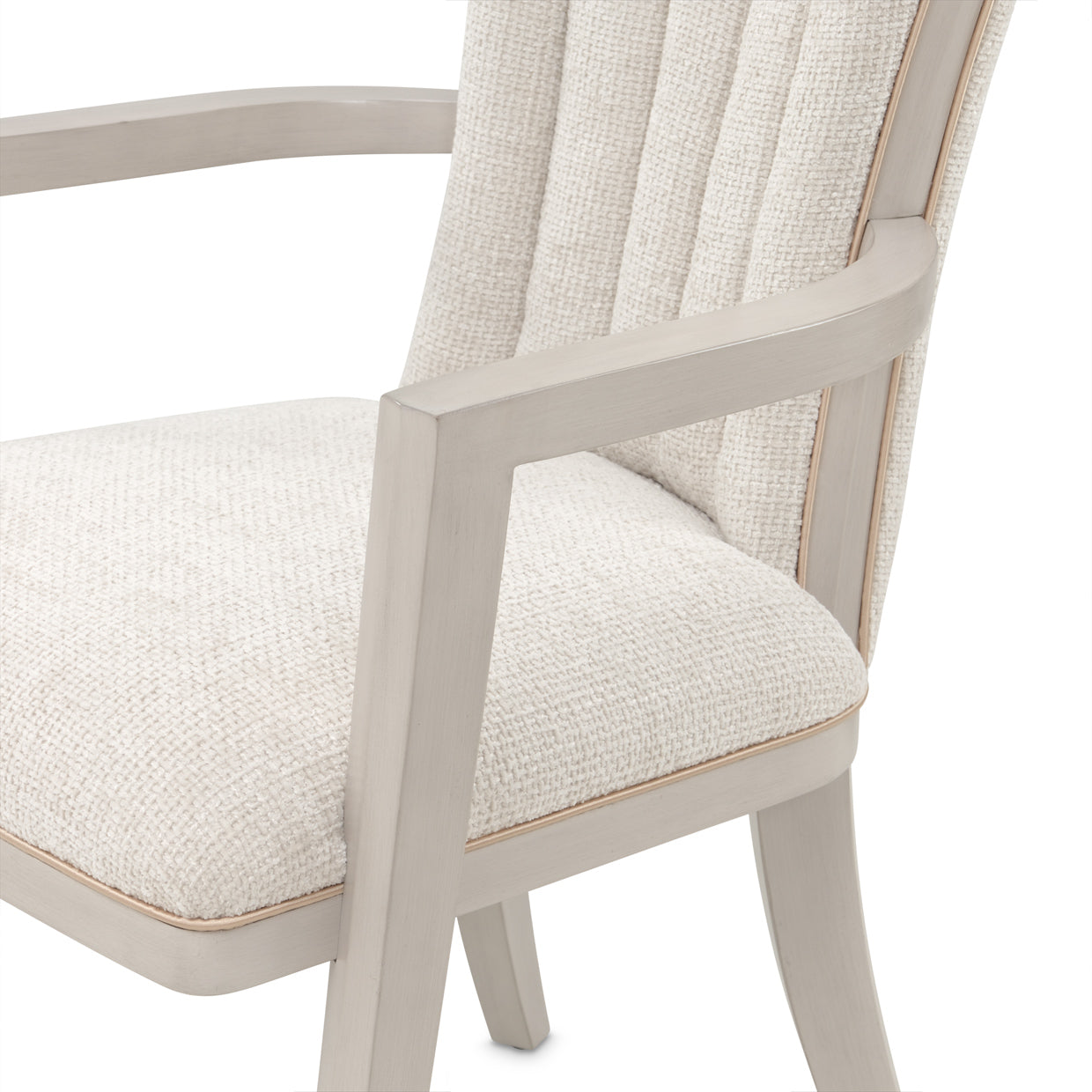 Fantosini Dining Arm Chair - Cappuccino/Silver Mist