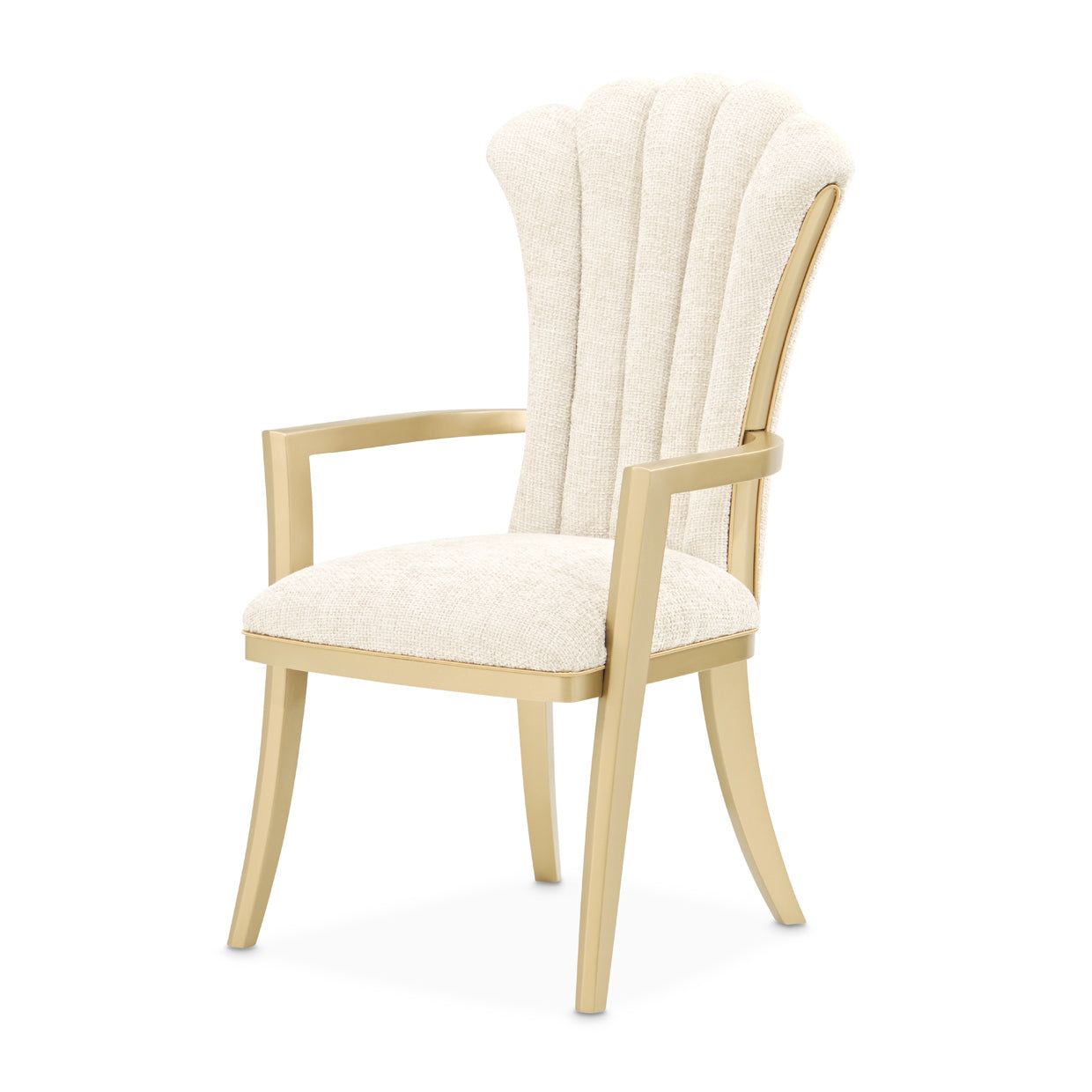 Fantosini Dining Arm Chair - Natural/Gold