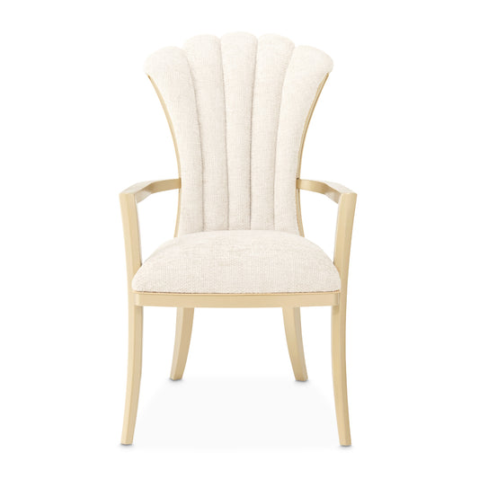 Fantosini Dining Arm Chair - Natural/Gold