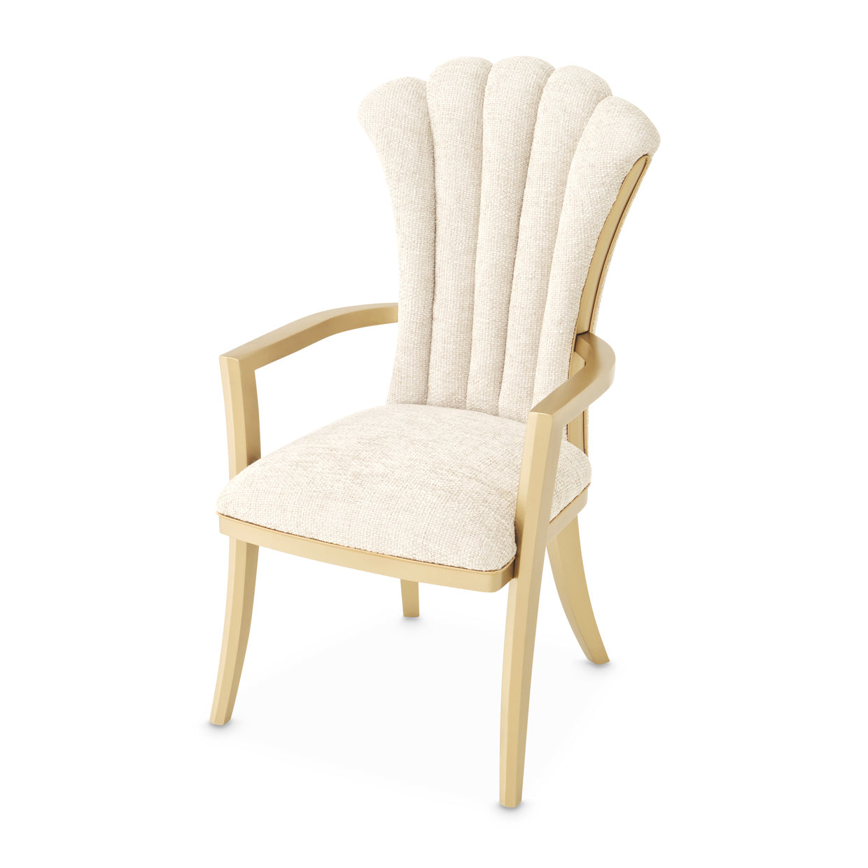 Fantosini Dining Arm Chair - Natural/Gold