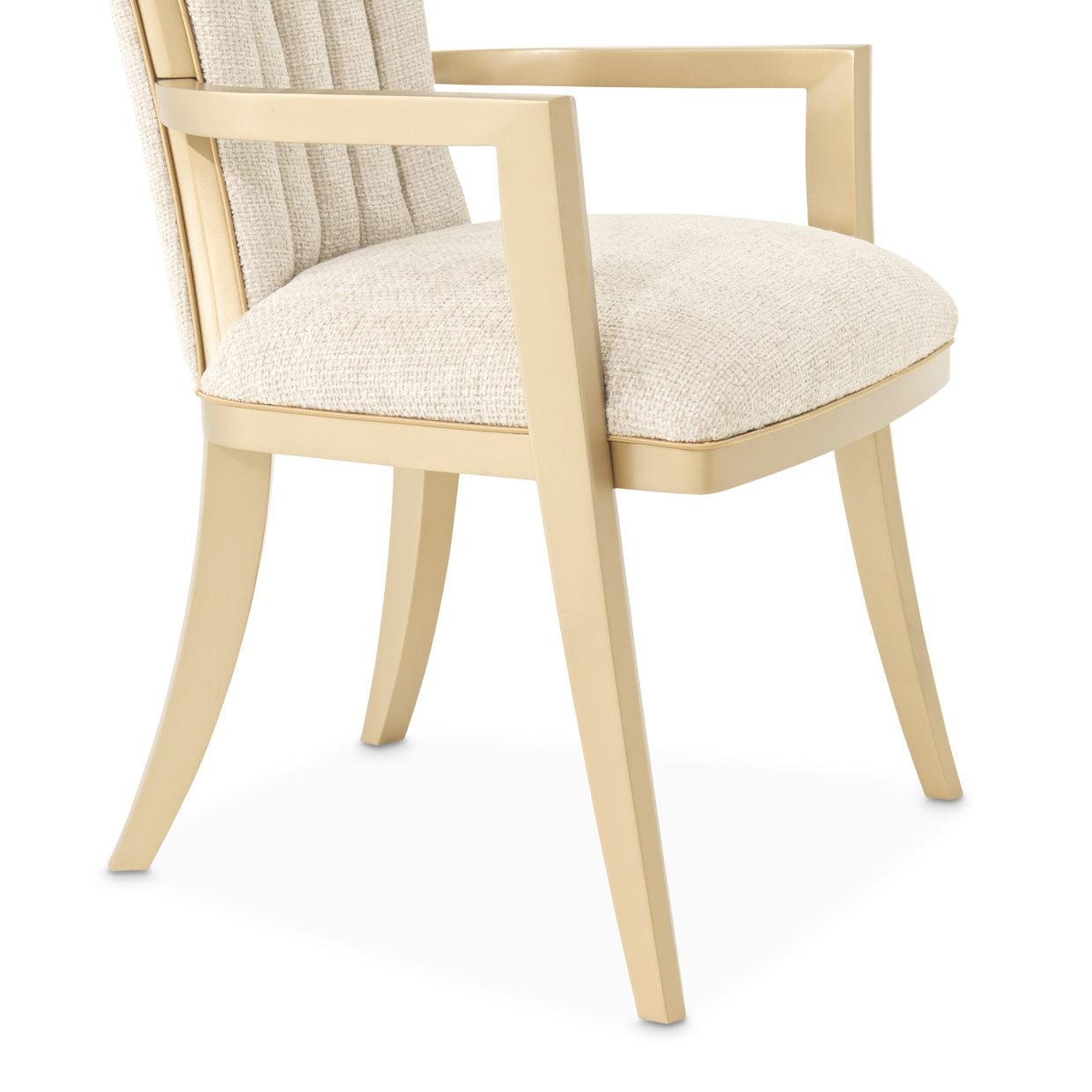 Fantosini Dining Arm Chair - Natural/Gold