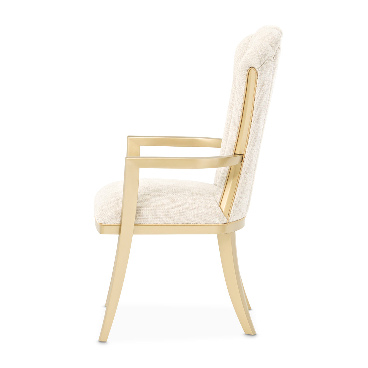 Fantosini Dining Arm Chair - Natural/Gold