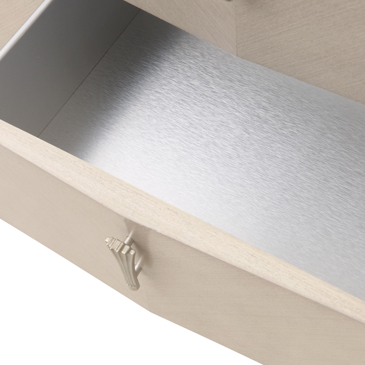 Fantosini Sideboard & Wall Mirror - Silver Mist