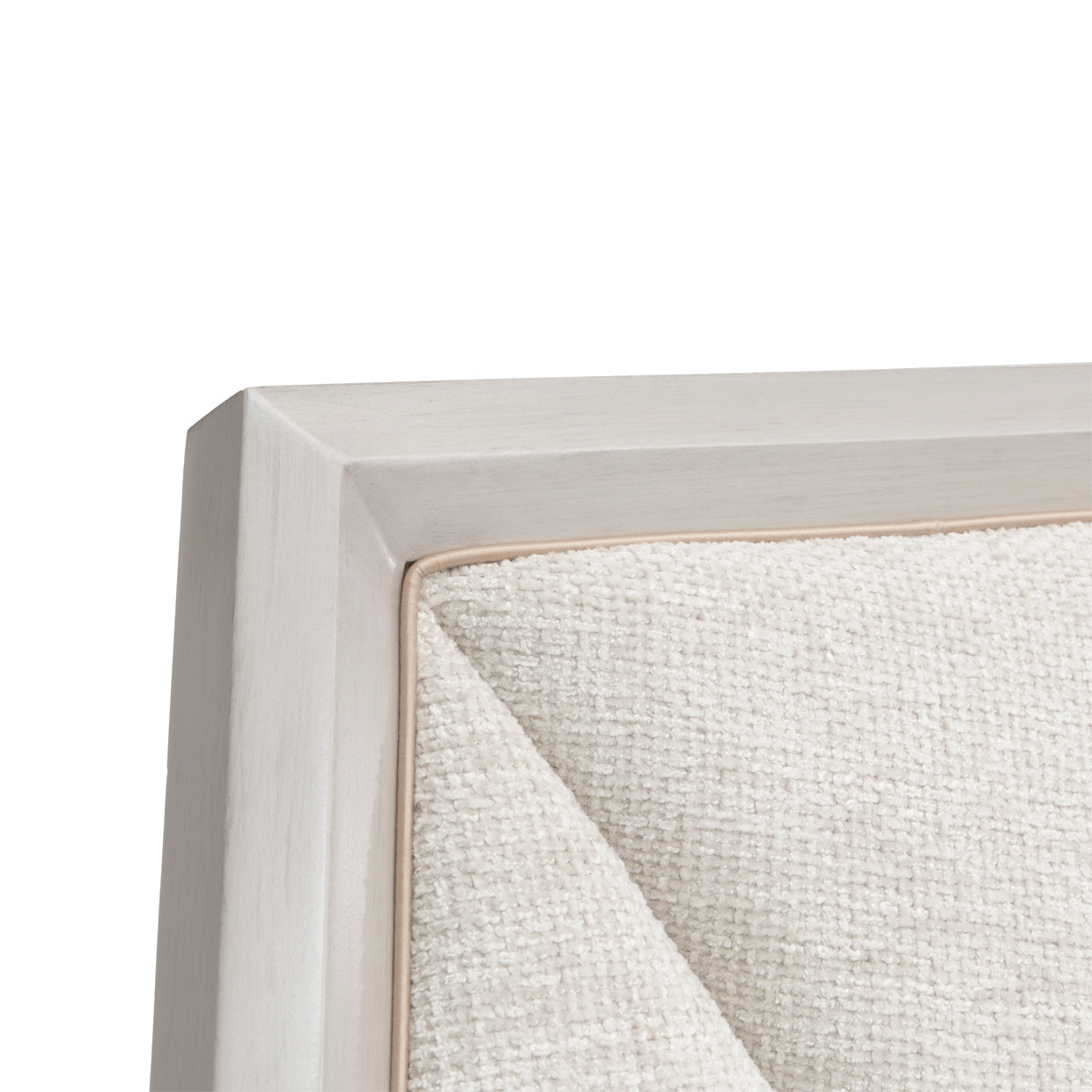 Fantosini King Tufted Panel Bed - Silver Mist