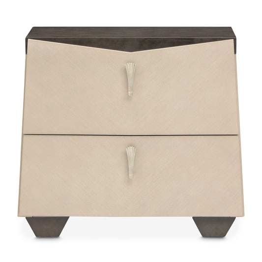 Fantosini Nightstand - Silver Mist