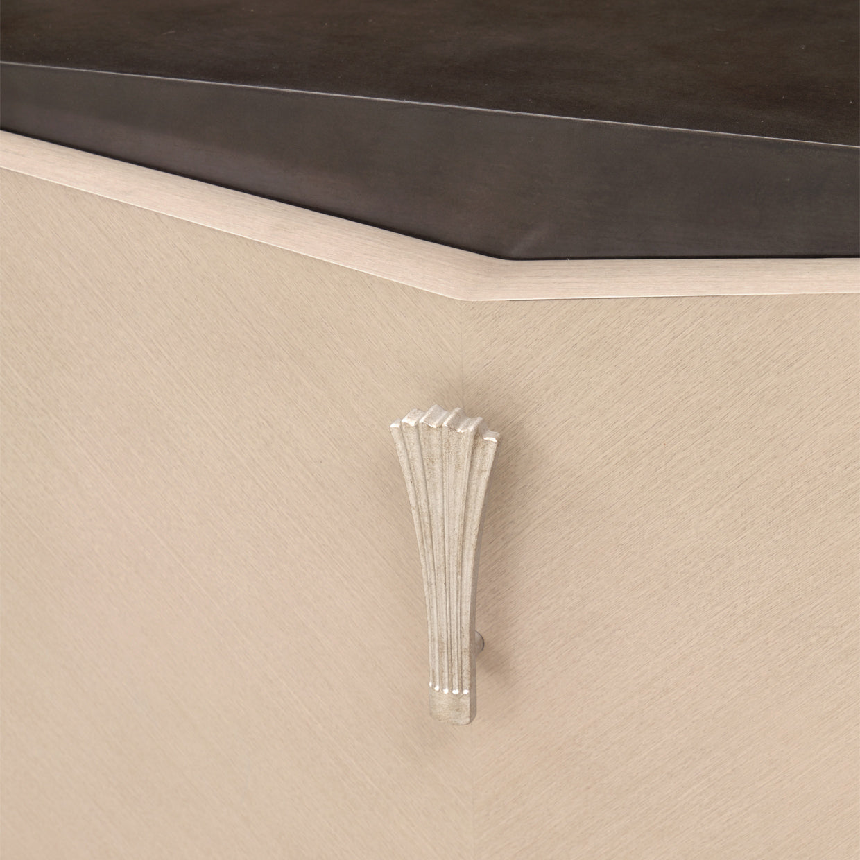 Fantosini Nightstand - Silver Mist