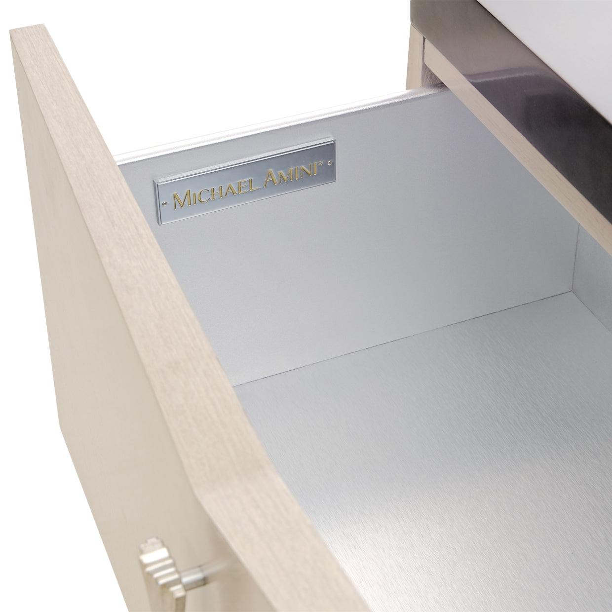 Fantosini Nightstand - Silver Mist