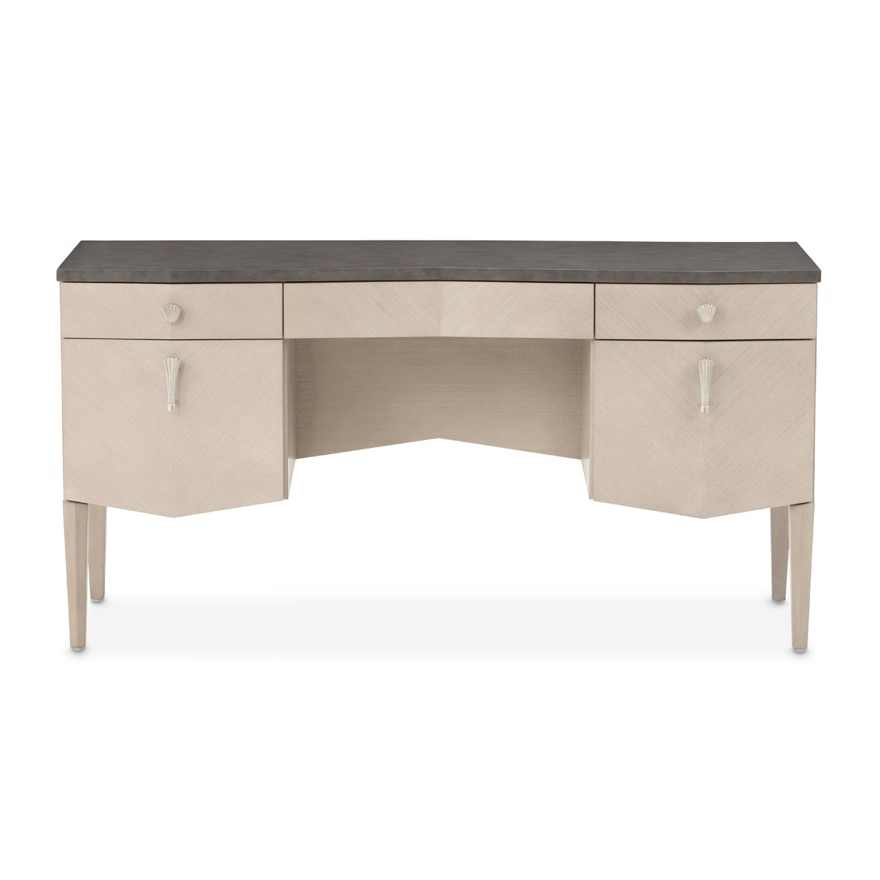 Fantosini Vanity, Mirror & Chair Set - Silver Mist