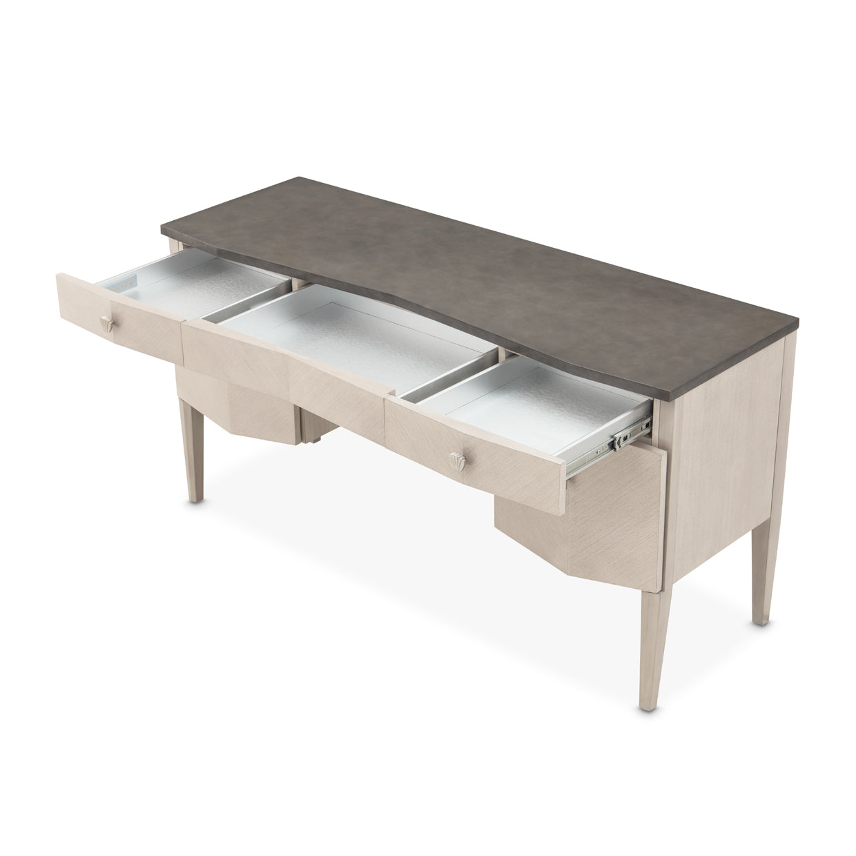 Fantosini Vanity Desk - Silver Mist