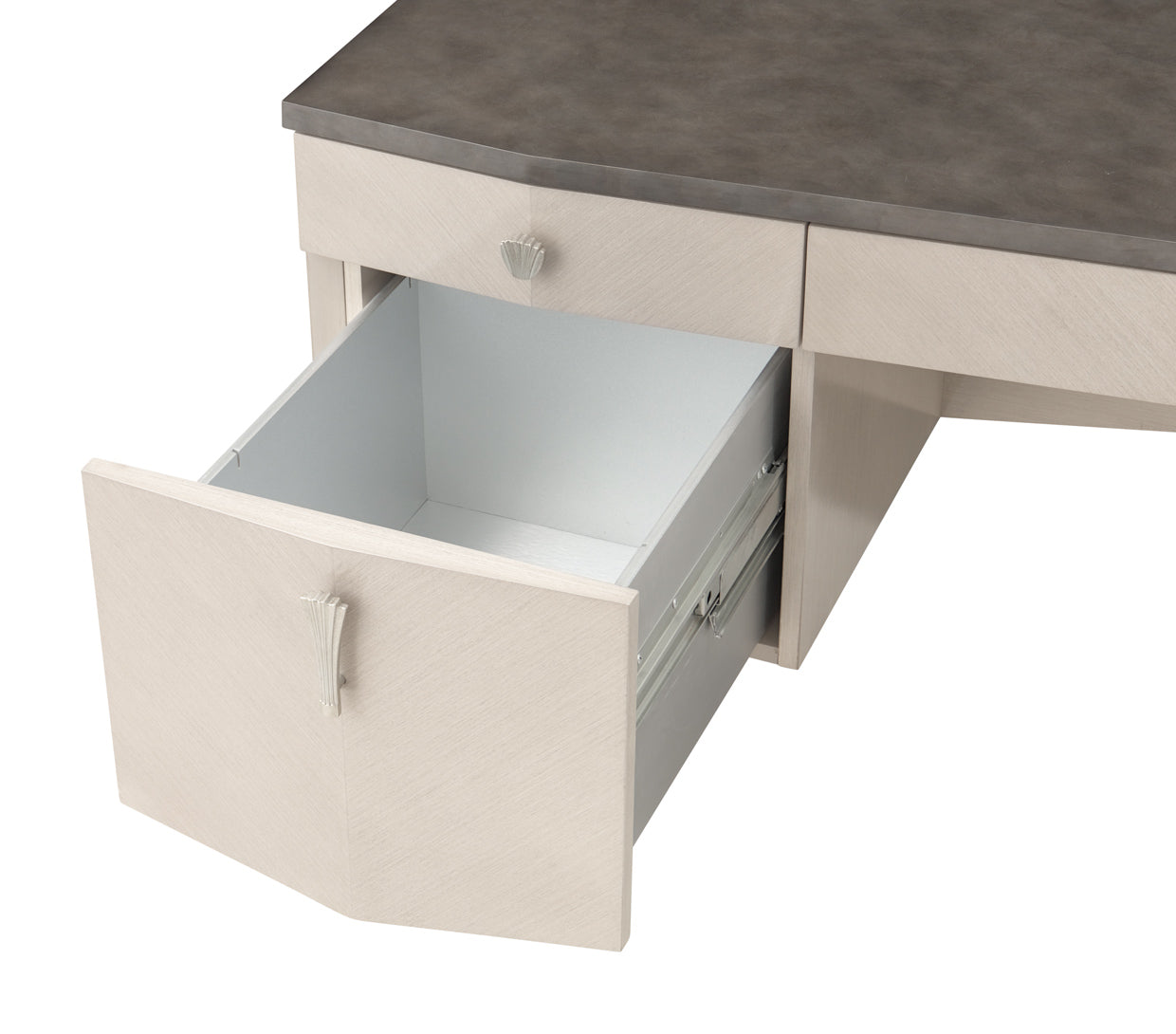 Fantosini Vanity, Mirror & Chair Set - Silver Mist