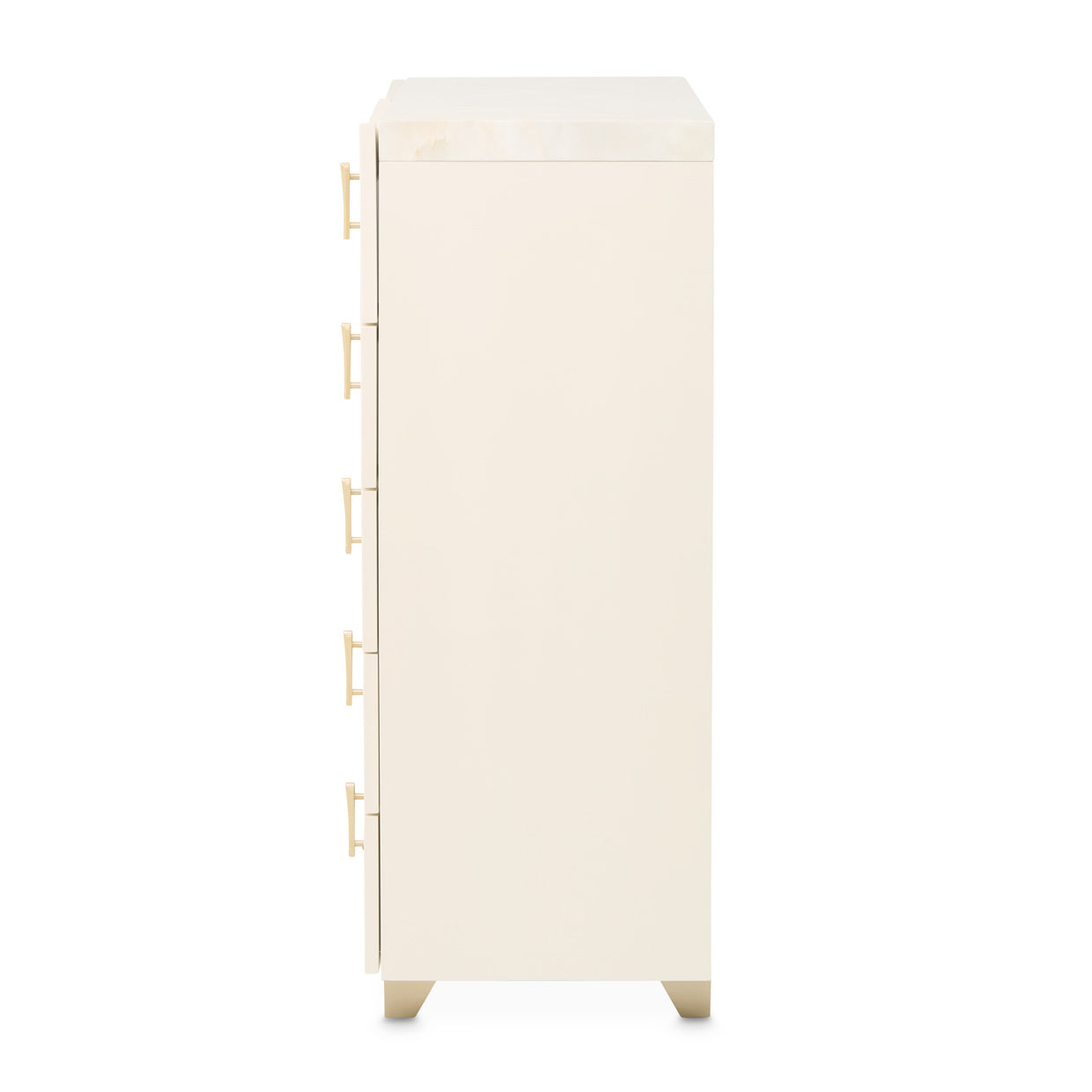 Fantosini 10-Drawer Mule Chest - Creamy Pearl